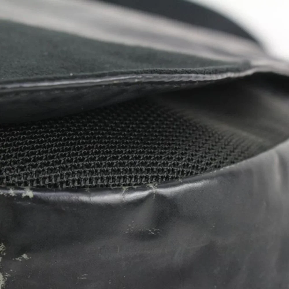 Chanel XL Black Sports Logo Messenger Bag 92cz418s